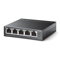 SWITCH TP-Link TL-SF1005P 5-portni 10/100Mbps Desktop prekidač sa 4-porta PoE+, 5 x 10/100Mbps RJ45 portova uključujući 4 PoE+ p