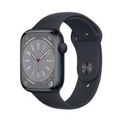 Apple Watch 8 45mm Midnight Aluminium Case with Sport Band - Midnight
