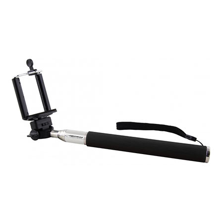 Univerzalni SELFIE štap monopod ESPERANZA, za mobitel/fotoaparat, teleskopski 20-100cm, 130g, EMM107 - Image 2