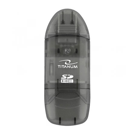 Card-reader TITANUM, USB 2.0, SDHC/SD/MMC/RS-MMC, TA101K - Image 2
