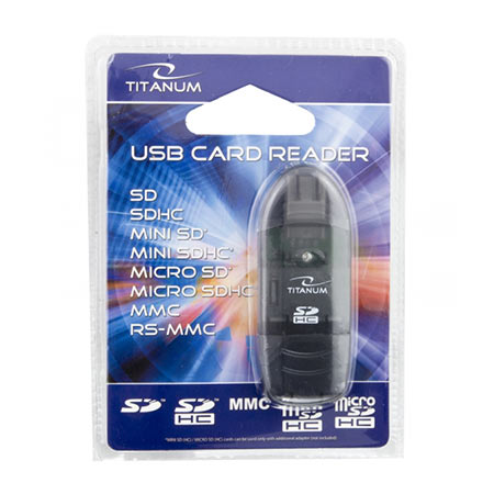 Card-reader TITANUM, USB 2.0, SDHC/SD/MMC/RS-MMC, TA101K - Image 4