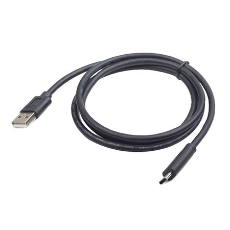 USB 2,0 kabal AM to Type-C AM/CM, 1m, BLACK, GEMBIRD CCP-USB2-AMCM-1M - Image 2