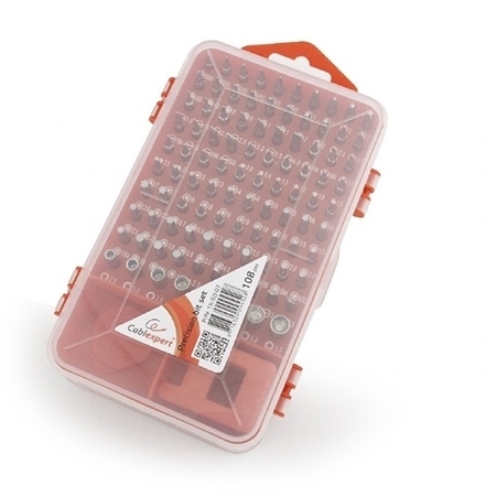 Precizni odvijač GEMBIRD 108-dijelova TK-SD-07, Torx, Philips, HEX, slotted itd - Image 3