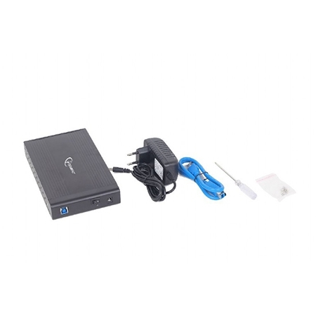 Kućište za externi 3,5" HDD GEMBIRD EE3-U3S-3 SATA USB 3.0, black - Image 2