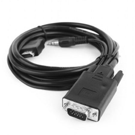 HDMI adapter kabal GEMBIRD A-HDMI-VGA-03-10 HDMI to VGA, 3m, adapter + audio - Image 2