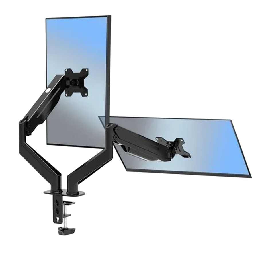 NOSAČ ZA DVA MONITORA ESPERANZA DESK HOLDER WITH GAS SPRING FOR 2 COMPUTER MONITORS 17"-27" MACHE, ERW020 - Image 4