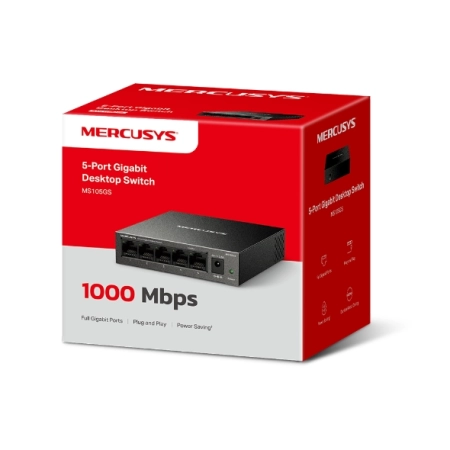Mercusys MS105GS Desktop Switch 5x10/100/1000 - Image 4