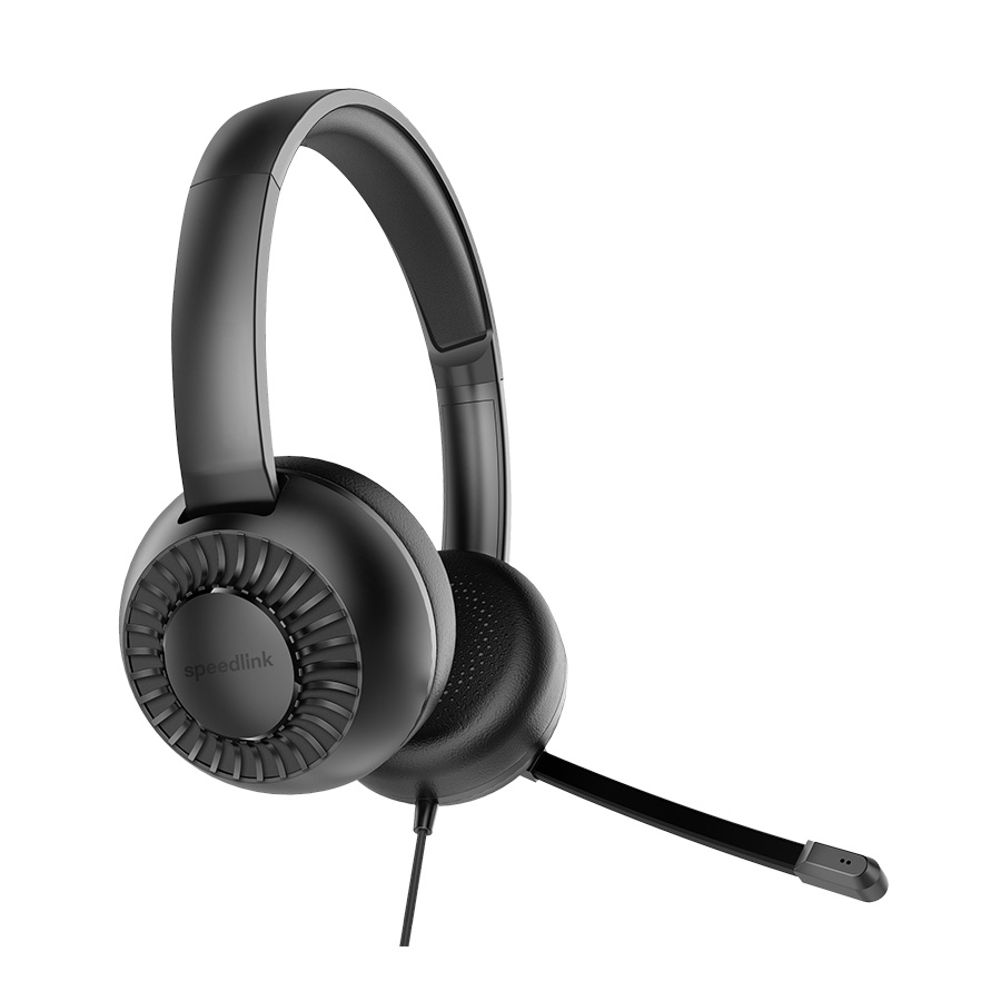 Slušalice sa mikrofonom SPEEDLINK METIS SL-870007-BK, 3,5mm + USB sound card - Image 2