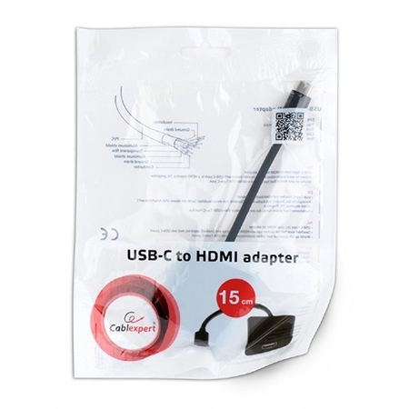 USB adapter Type-C to HDMI, BLACK, GEMBIRD A-CM-HDMIF-01 - Image 2