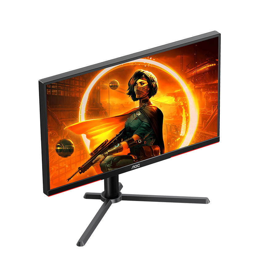 MONITOR AOC Gaming Q27G3XMN Mini LED 27” VA, 16:9, 2560x1440, 180Hz, 1ms, 1000 cd/m2, 4000:1, Audio,2x HDMI, DP, Full Ergonomic, Black-Red, VESA 3y - Image 4