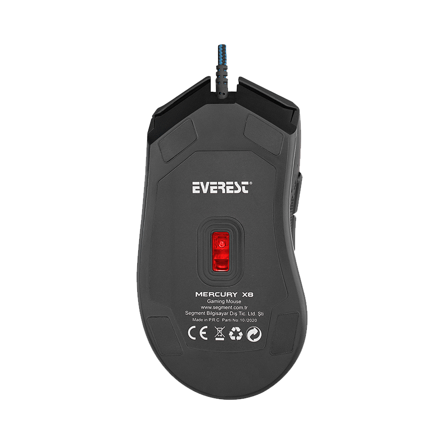 Miš gaming Everest Mercury X8 Usb Black 6D Optical Gaming Mouse, 18296 - Image 6