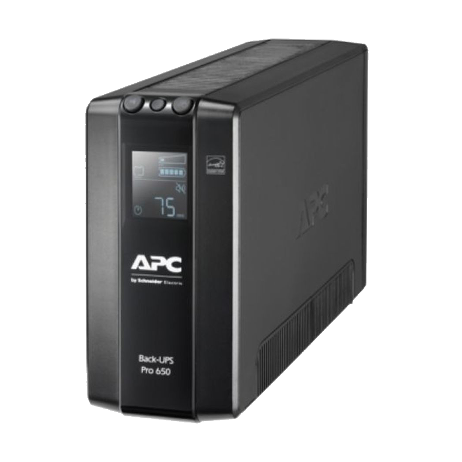 Back-UPS Pro APC, 650VA/390W, Tower, 230V, 6x IEC C13 utičnica, AVR, LCD, zamjenjiva baterija, BR650MI - Image 2