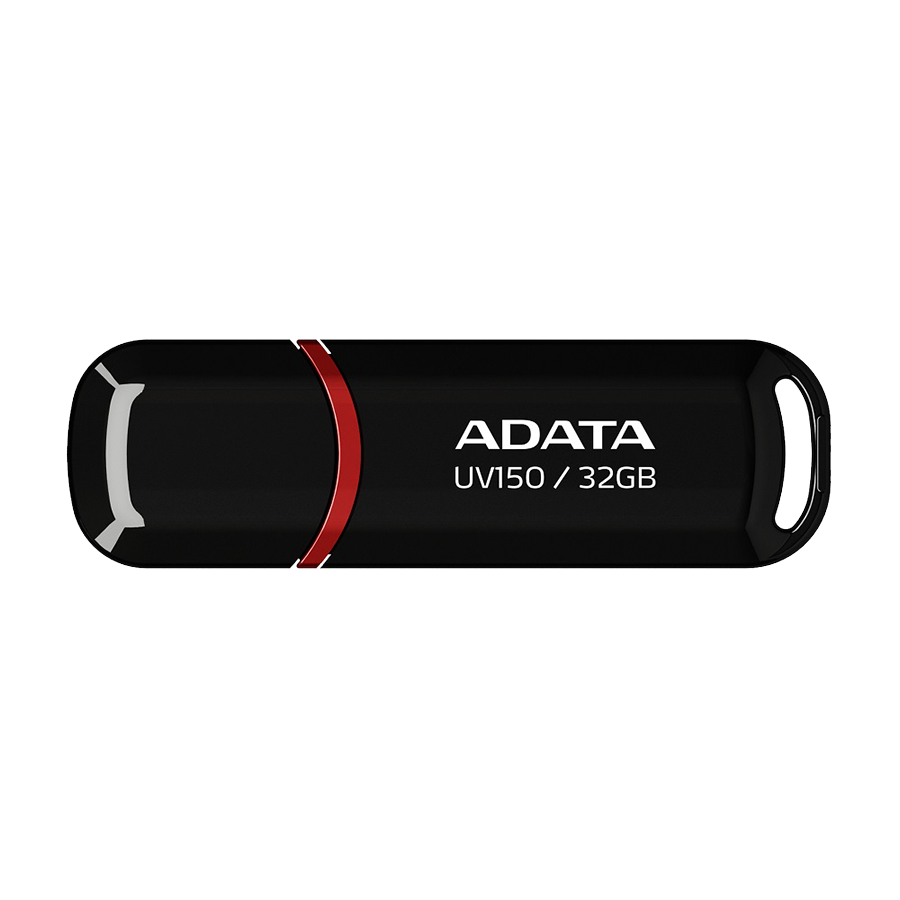 USB Memory sticj Adata UFD 32GB UV150 3.2 Crni Gloss 100Mbps AUV150-32G-RBK