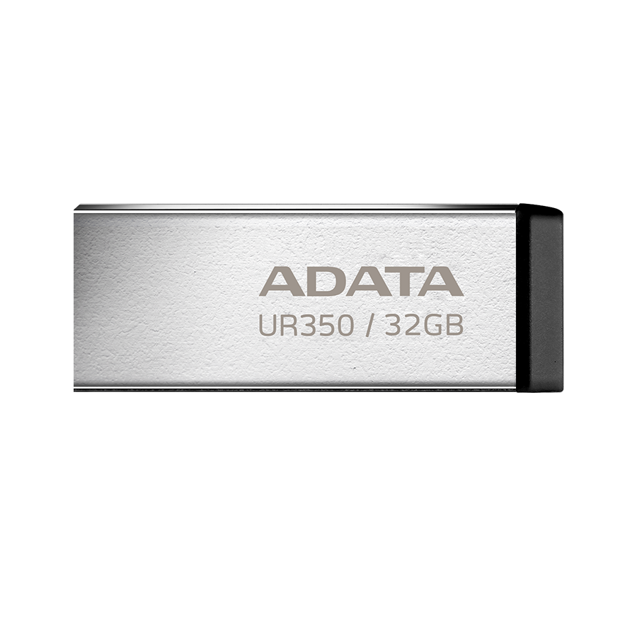 USB Memory stick Adata USB 32GB UR350 3.2 Crni Metal Style 100mbps UR350-32G-RSR/BK