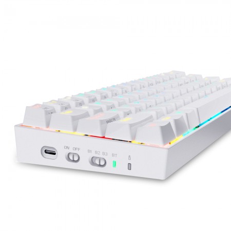 ReDragon - Gaming Mehanička Tastatura RGB Draconic Pro K530 BS Bluetooth White - Image 3