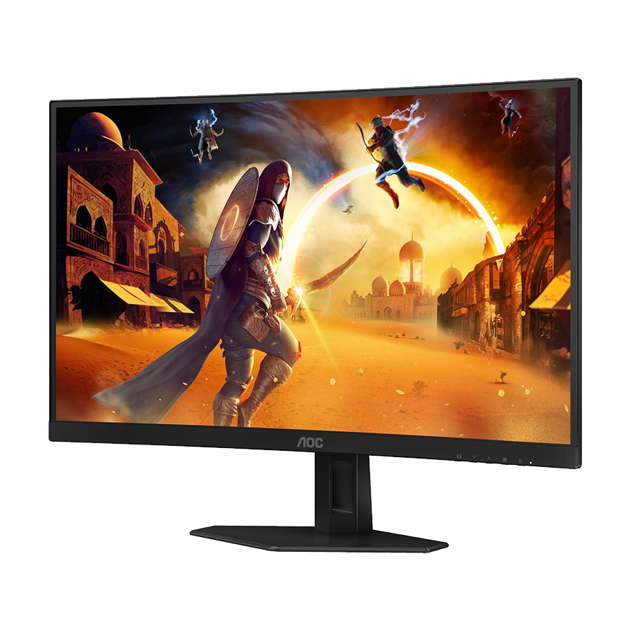 MONITOR AOC Gaming C27G4ZXE Curved 27" FAST VA, 16:9, 1920x1080, 280Hz, 0.3ms, 300 cd/m2, 4000:1, 2xHDMI, DP, Adaptive Sync, Tilt, Black-Red, VESA 3y