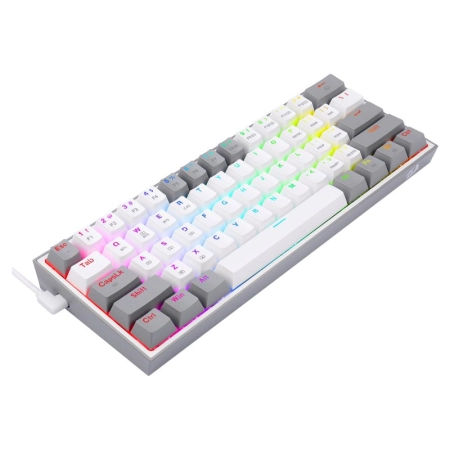 ReDragon - Gaming Mehanička Tastatura Fizz Pro K616 RGB Wireless White/Grey - Image 2