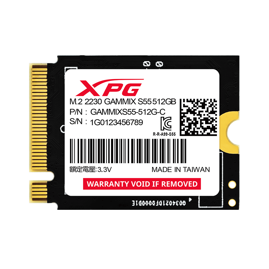 SSD ADATA XPG 512GB PCIE 2230 GEN 4 SGAMMIXS55-512G-C 5000/3800Mbps + RISER Adapter SSD M.2 2230 na 2280 - Image 3
