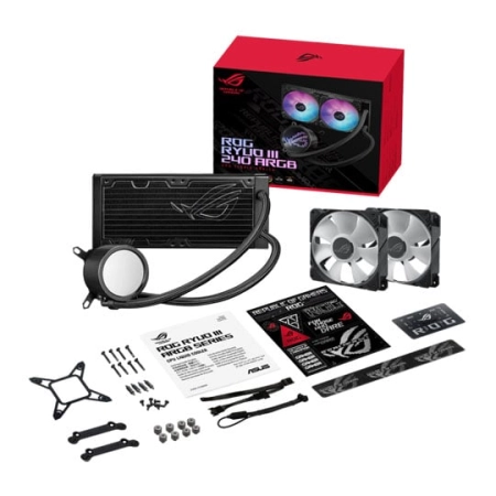 ASUS ROG Strix CPU MasterLiquid Cooler Ryuo III 240 ARGB - Image 3