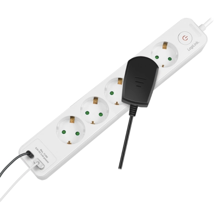 LogiLink Produžni kabl sa zaštitom 5 utičnice, 1X USB- A, 1X USB- C 1.5m LPS280U - Image 3