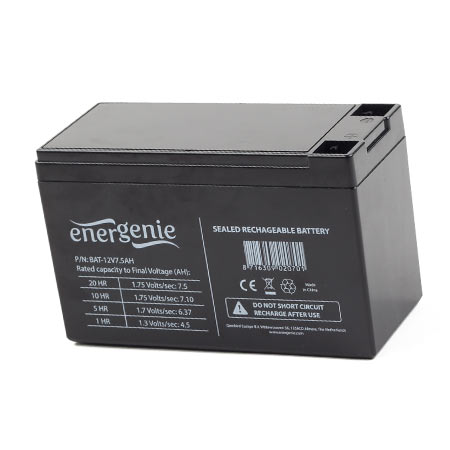 Baterija za UPS GEMBIRD, 12V 7.5 AH BAT-12V7.5AH - Image 4