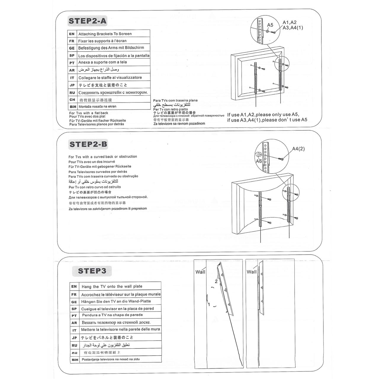 Zidni nosač GNC PSW530SF, 32"-65", 30kg, VESA 400x400, super slim profile 18mm - Image 8