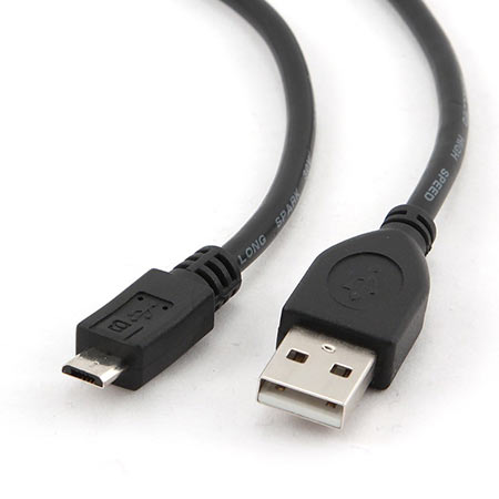 USB 2,0 kabal A-microB 1.8m, GEMBIRD CCP-mUSB2-AMBM-6 - Image 3