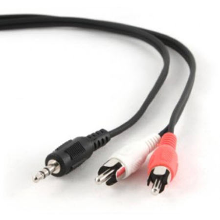 Audio kabl GEMBIRD CCA-458-2.5M, 3,5mm stereo to 2 phono, 2.5m - Image 3
