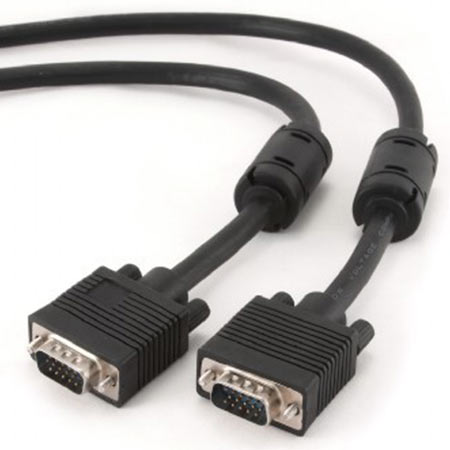 SVGA kabl, CRNI, 15M-15M dual-shielded + 2xFer 3m, GEMBIRD CC-PPVGA-10-B - Image 3