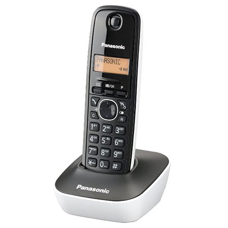 KX-TG1611FXW Panasonic telefon crno / bijeli DECT CID - Image 3