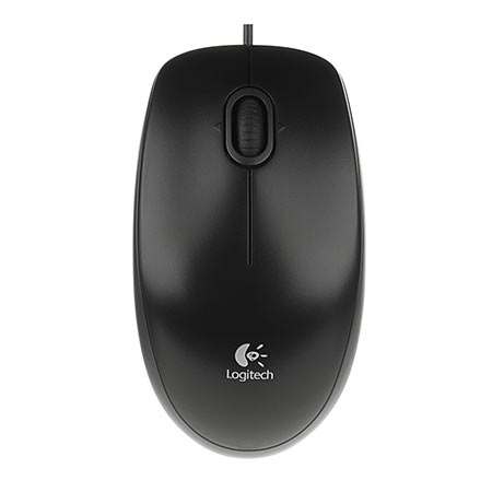 Miš LOGITECH B110, USB, optical, black, 800 dpi, 910-001246, 910-005508 - Image 4