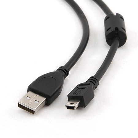 USB 2,0 kabal A-mini5PM 1,8m, ferrite, GEMBIRD CCF-USB2-AM5P-6 - Image 3