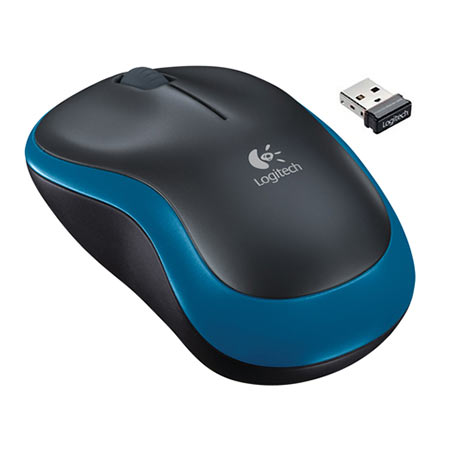 Miš LOGITECH M185, wireless, optical, plavi, 910-002239/002502/002236 - Image 4