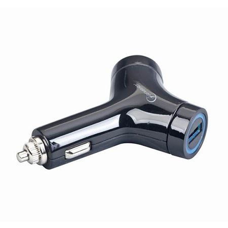 DC USB punjač u autu za MP3 player, 2A, BLACK, GEMBIRD MP3A-UC-CAR5 - Image 3