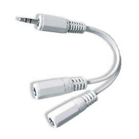 Audio kabl spliter, 3,5mm stereo to 2x3,5mm stereo, 10cm, GEMBIRD CCA-415W - Image 4
