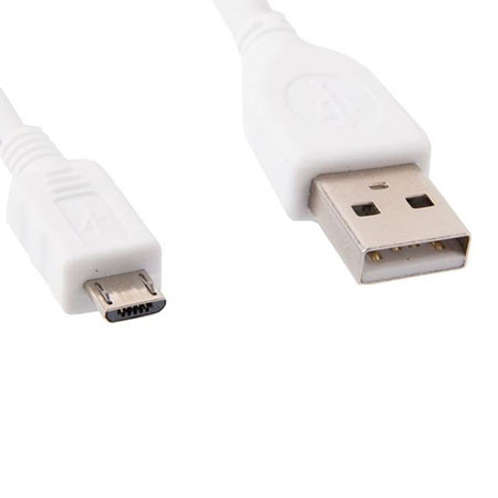 USB 2,0 kabal A-microB 1m, GEMBIRD CCP-mUSB2-AMBM-W-1M, bijeli - Image 3