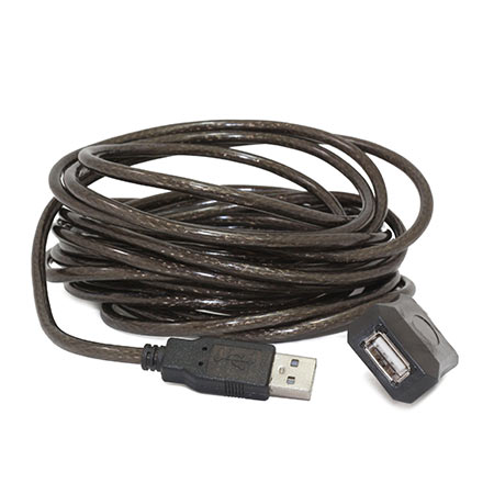 USB active extension cable 10m, GEMBIRD UAE-01-10M, black - Image 4