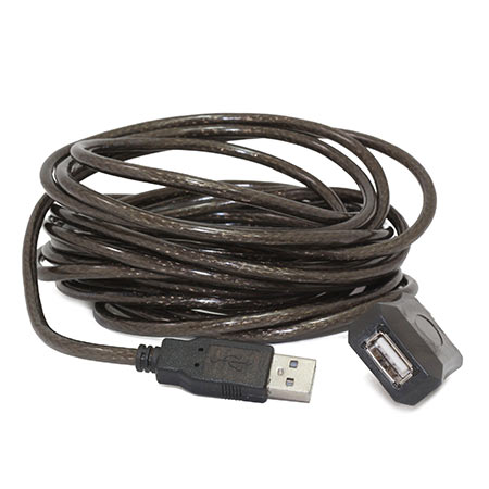 USB active extension cable 5m, GEMBIRD UAE-01-5M, black - Image 4