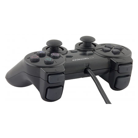 Game Pad ESPERANZA CORSAIR, vibration, PS2/PS3/PC, USB, black, EG106 - Image 6