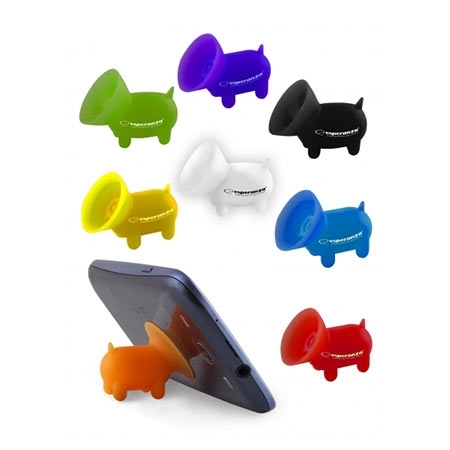 Mini držač za mobitel/smartphone ESPERANZA HIPPO, vakum, random color, 2 komada, EMS111 - Image 3