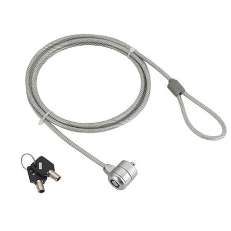 Kensington lock sigurnosni kabal lock kit za notebook sa ključem, GEMBIRD, LK-K-01, 1,8m - Image 3