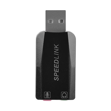 Zvučna kartica SPEEDLINK VIGO USB Sound Card, black, SL-8850-BK-01 - Image 7