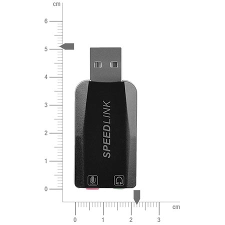 Zvučna kartica SPEEDLINK VIGO USB Sound Card, black, SL-8850-BK-01 - Image 8