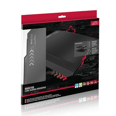 Podloga za miš SPEEDLINK INVICTUS Core Gaming, double side,nonslip, control/speed, black, SL-6262-BK - Image 9