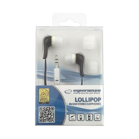 Slušalice ESPERANZA LOLLIPOP In-Ear, Noise dampening + Amplified BASS, EH146K - Image 4