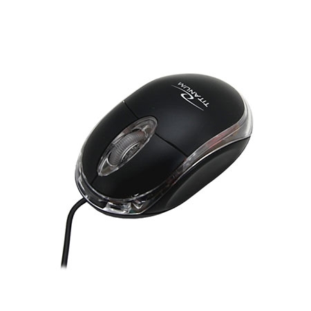Miš TITANUM 3D RAPTOR, USB, optical, black, 1000 dpi, TM102K - Image 4