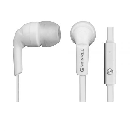 Slušalice sa mikrofonom TITANUM, In-Ear, white, TH109W - Image 3