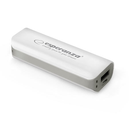 PowerBank ESPERANZA JOULE, 2200mAh, WHITE/GREY, EMP103WE - Image 3