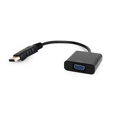 DisplayPort adapter kabal GEMBIRD, A-DPM-VGAF-02, muški DisplayPort na ženski VGA, black, 15cm - Image 3