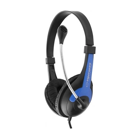 Slušalica sa mikrofonom ESPERANZA ROOSTER, volume control, blue, EH158B - Image 6
